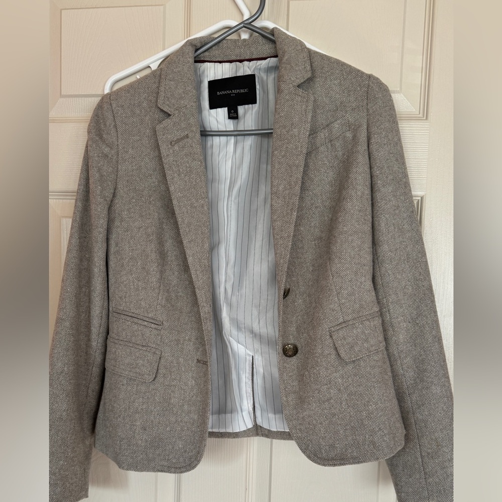 Formal blazer tan brown